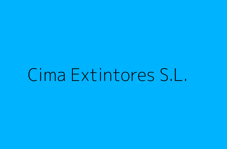 Cima Extintores S.L.